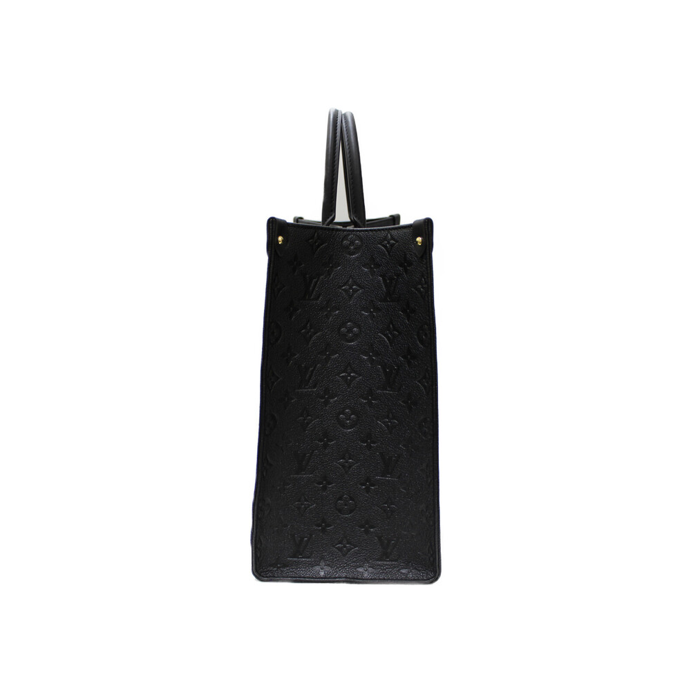 Louis Vuitton Tote Bag Go Black the Empreinte Noir Shoulder On